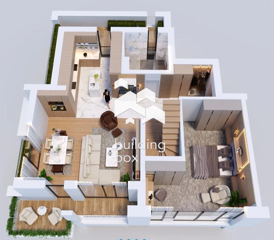 Четиристаен апартамент в стилна жилищна сграда - 0