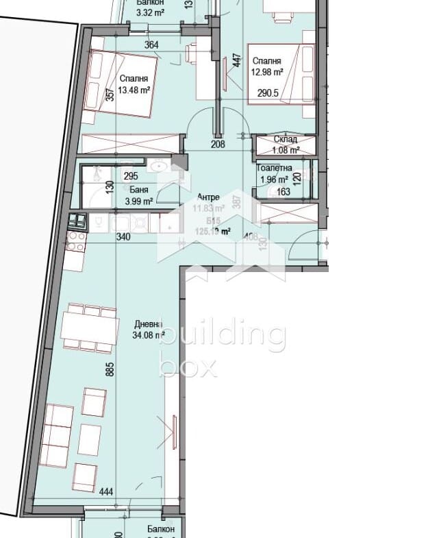 Тристаен апартамент в ж.к. Оборище - 0