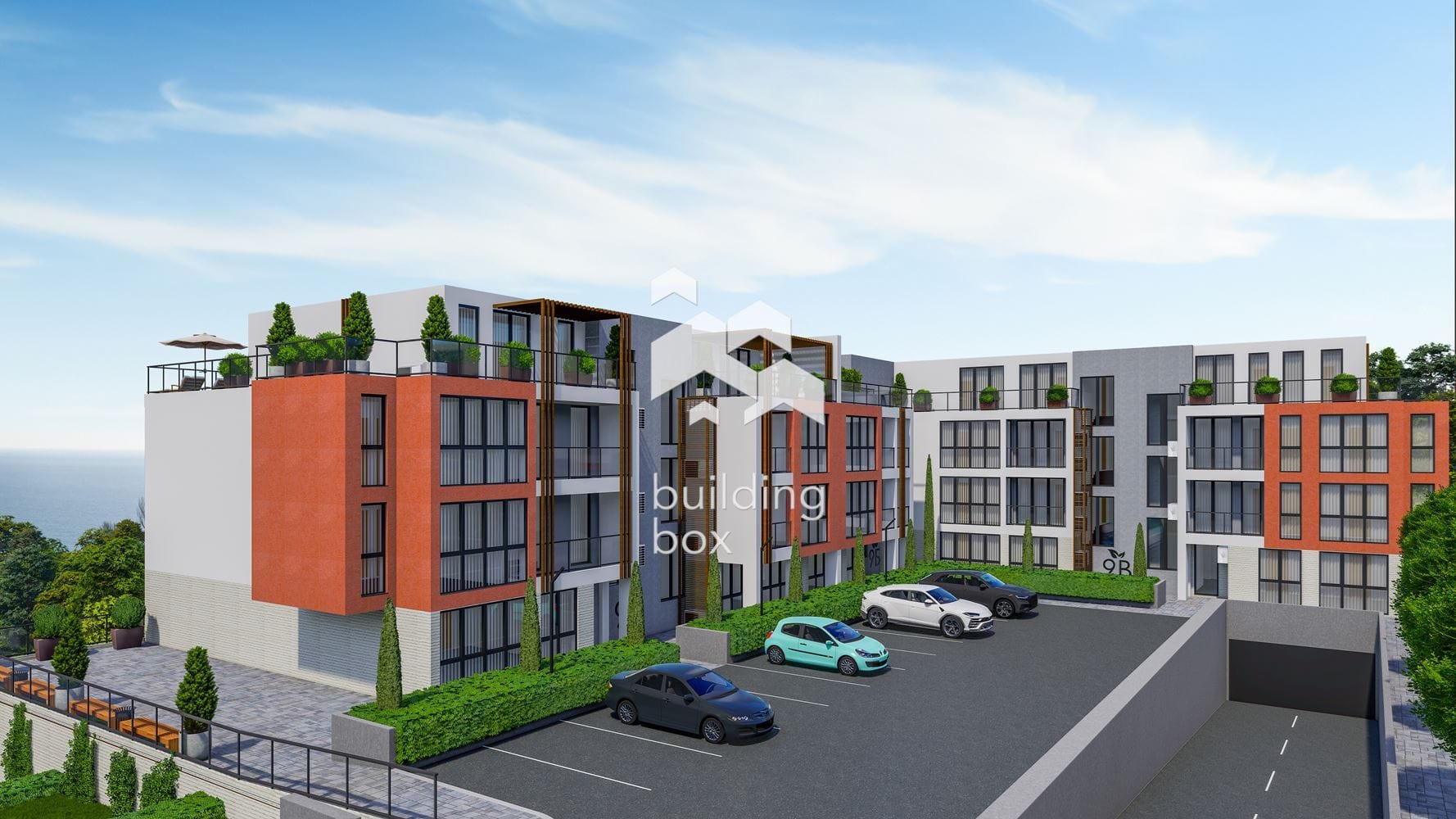 Двустаен апартамент в затворен комплекс в парк с морска панорама - 0