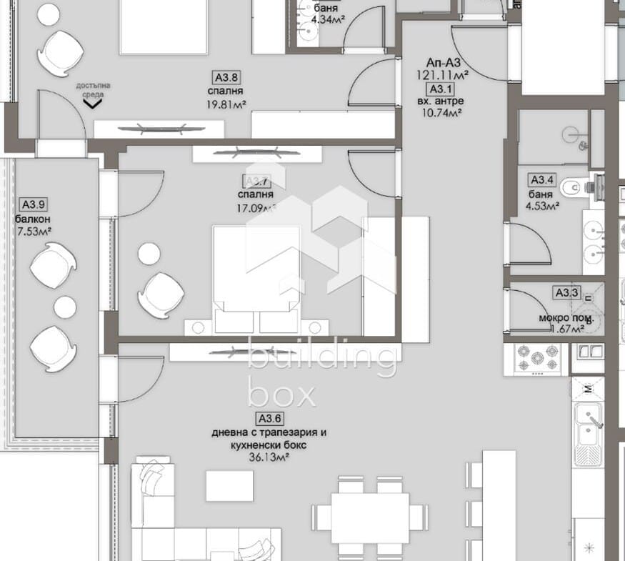 Перфектен тристаен апартамент в ж.к. Люлин 5 - 0