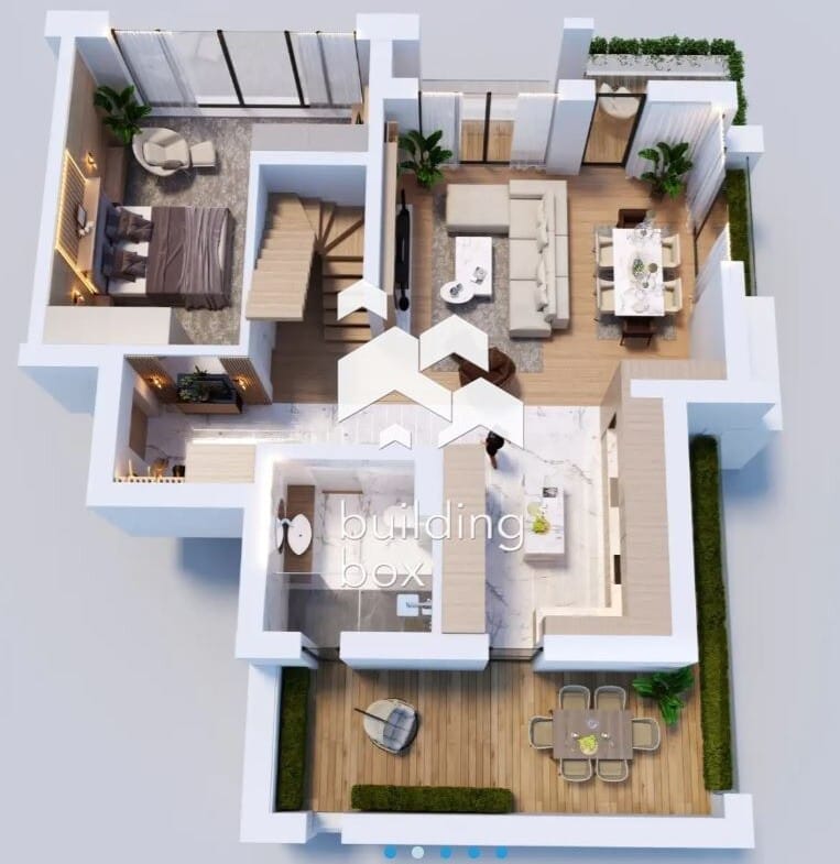 Четиристаен апартамент в стилна жилищна сграда - 0