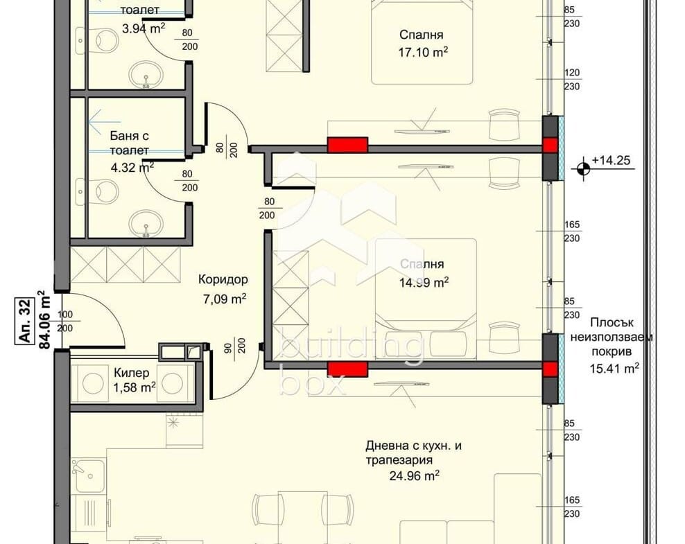 Тристаен апартамент в новострояща се сграда - 0
