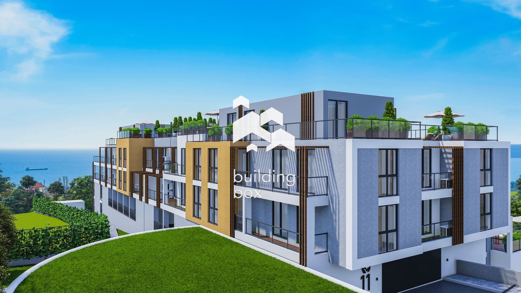 Четиристаен апартамент с морска панорама - 0