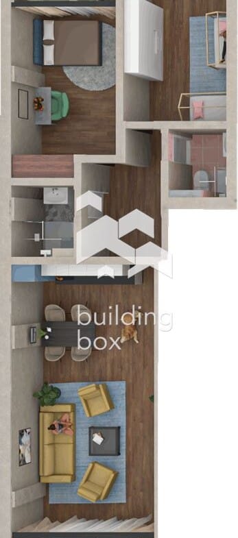 Тристаен апартамент - кв. Христо Смирненски - 0