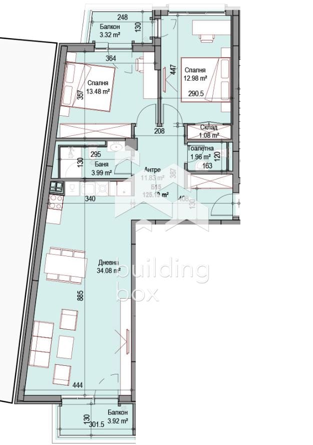 Тристаен апартамент в ж.к. Оборище - 0