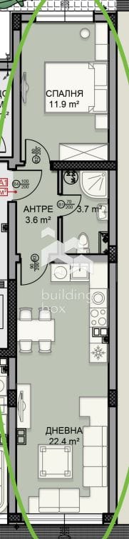 Двустаен в Дървеница - 0