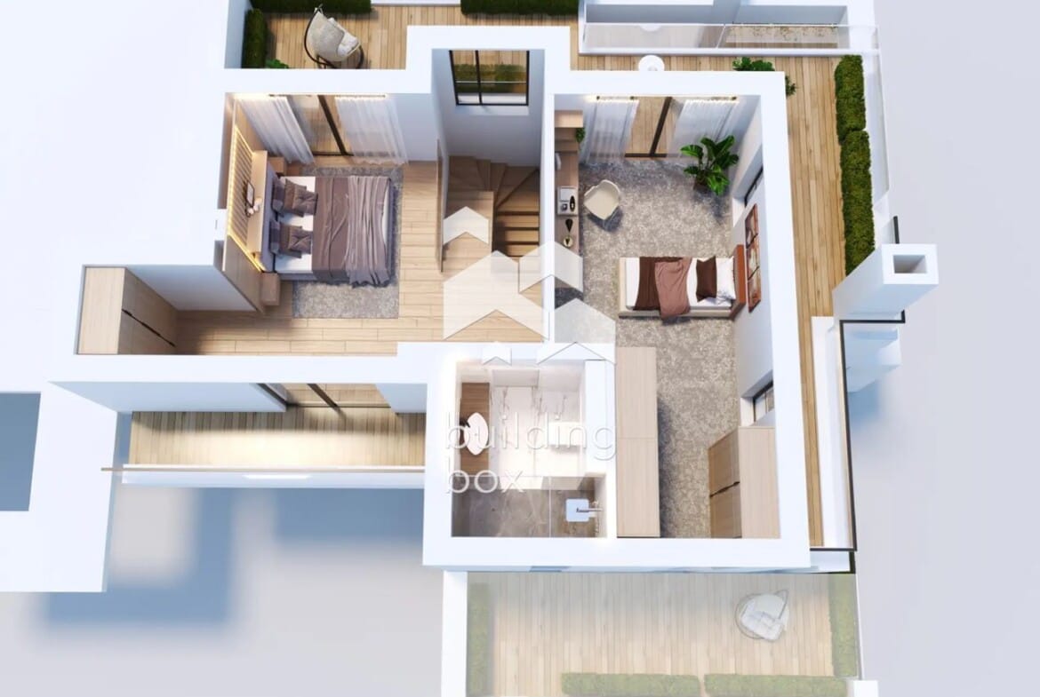 Четиристаен апартамент в стилна жилищна сграда - 0