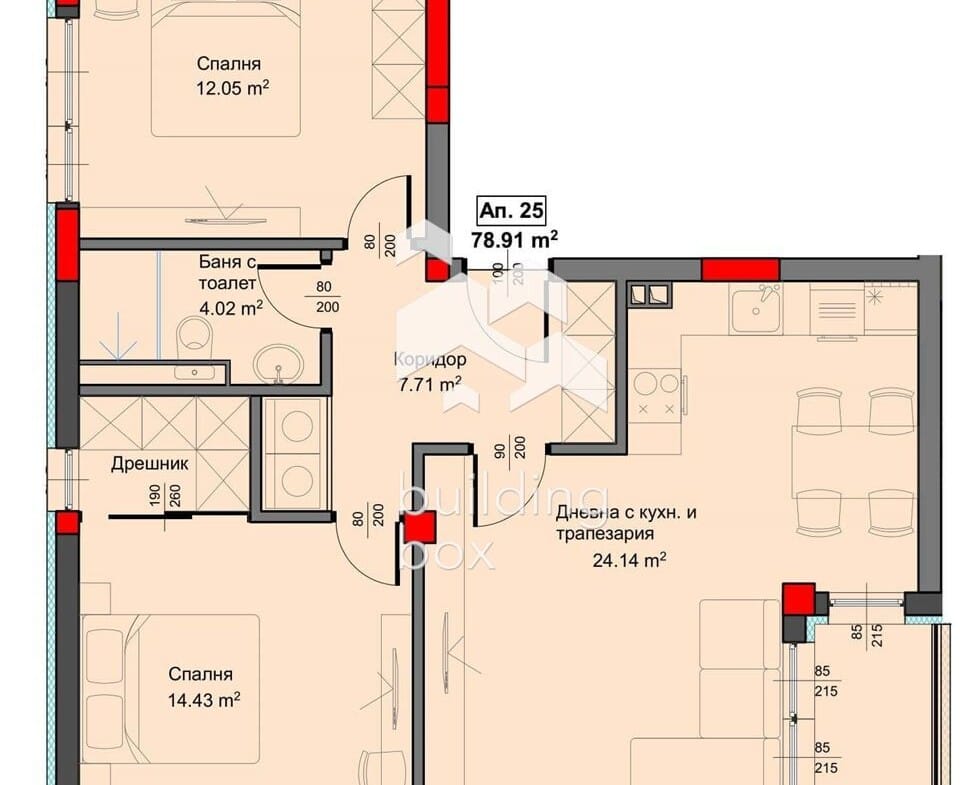 3-стаен - Варна, Аспарухово - 0