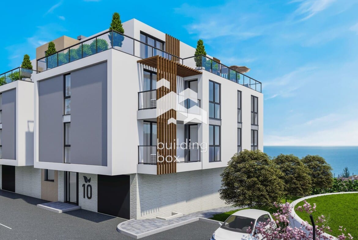 Двустаен апартамент в затворен комплекс в парк с морска панорама - 0