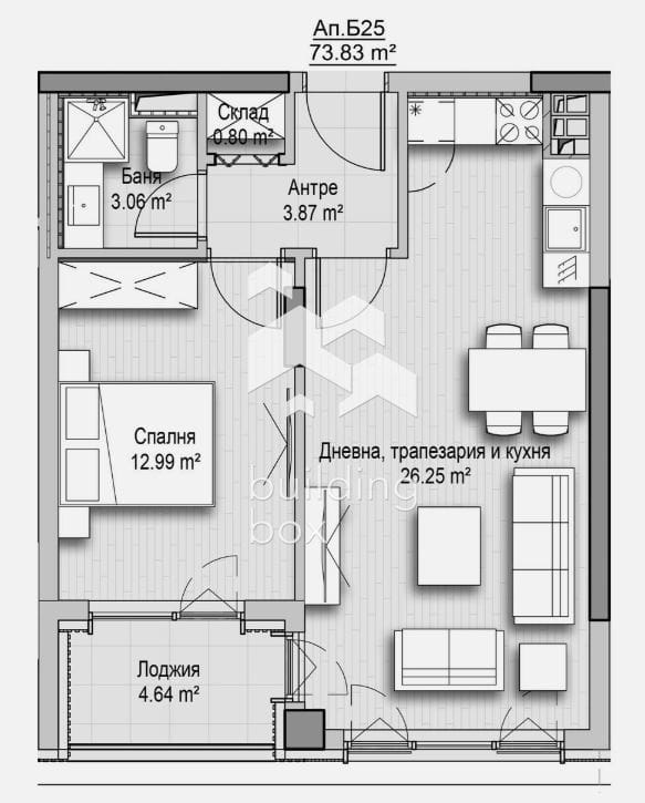 Двустаен апартамент срещу Ловен парк в кв. Витоша - 0