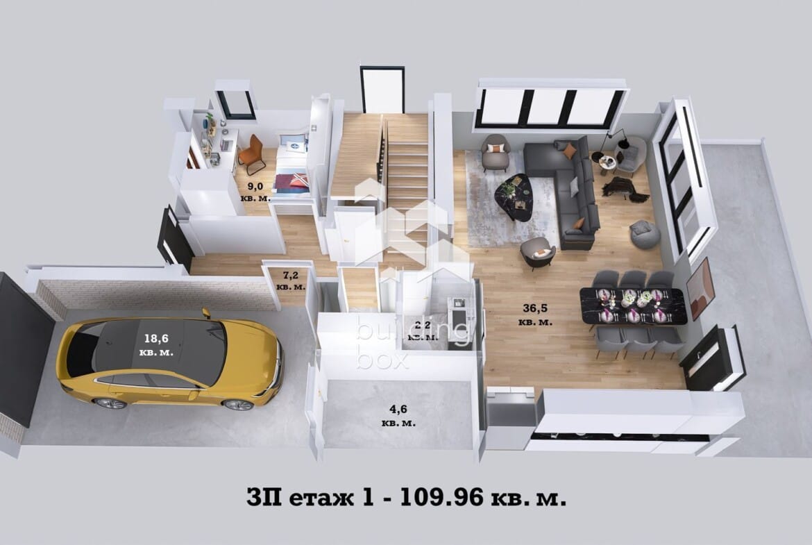 ДВУЕТАЖНА къща в к-с "HARMONY LIVING". - 0