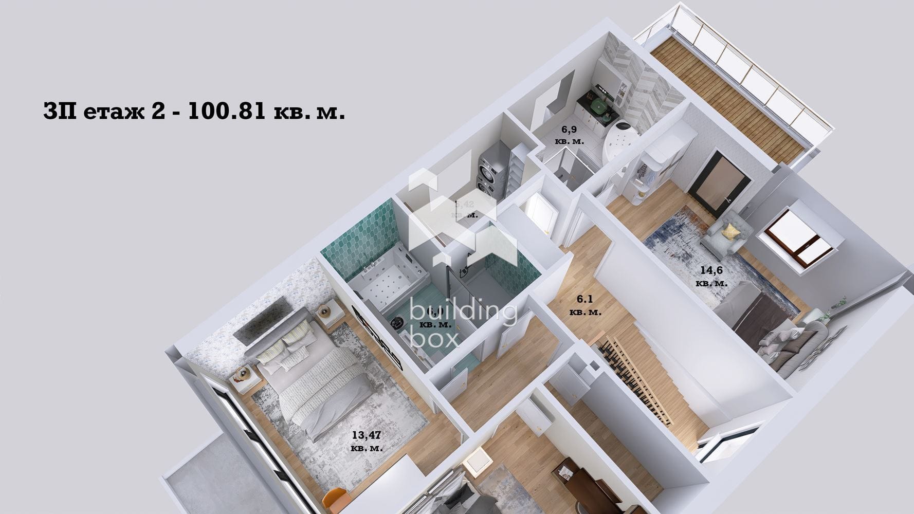 ДВУЕТАЖНА къща в к-с "HARMONY LIVING". - 0