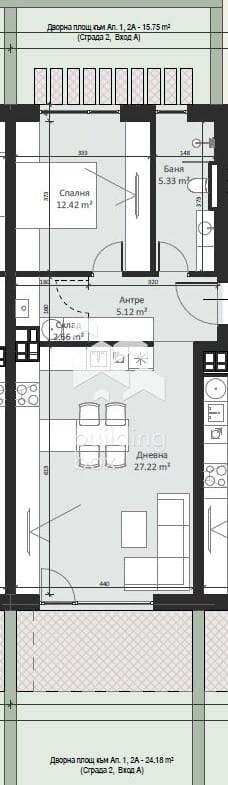 Продава 2-стаен - 0