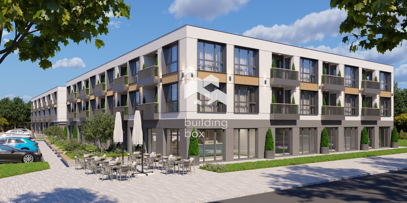 Тристаен апартамент в малка сграда на 3 етажа