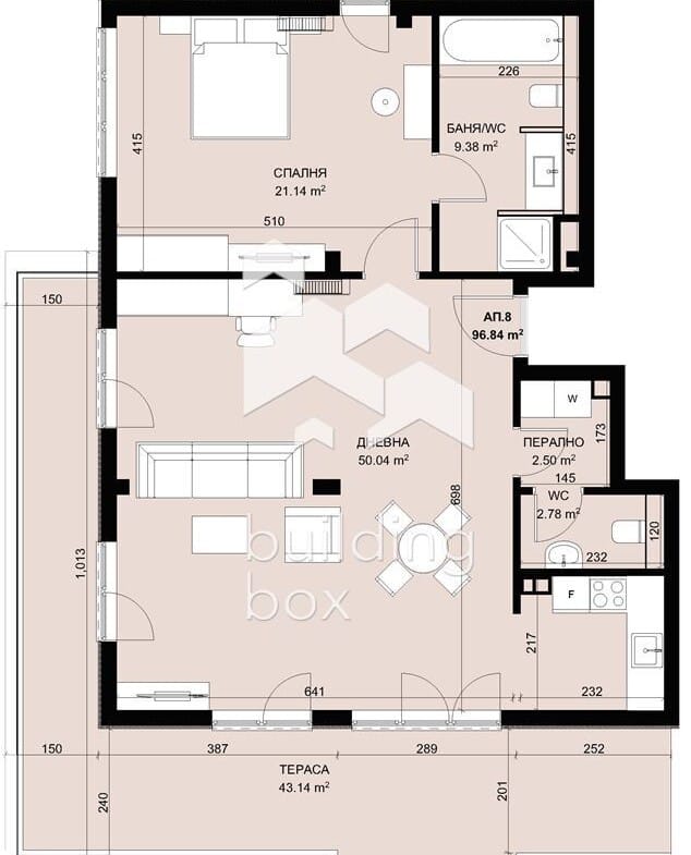 Двустаен апартамент в затворен комплекс в парк с морска панорама - 0