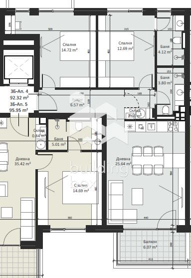 Продава 3-стаен - 0