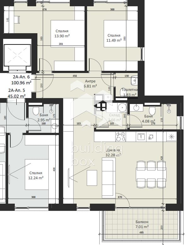 Продава 3-стаен - 0