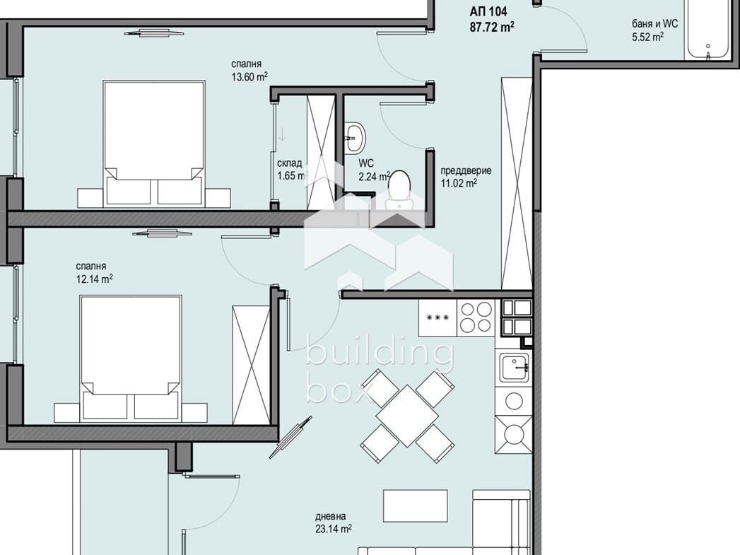 Тристаен апартамент в новострояща се сграда близо до бъдеща метростанция в квартал Левски Г - 0