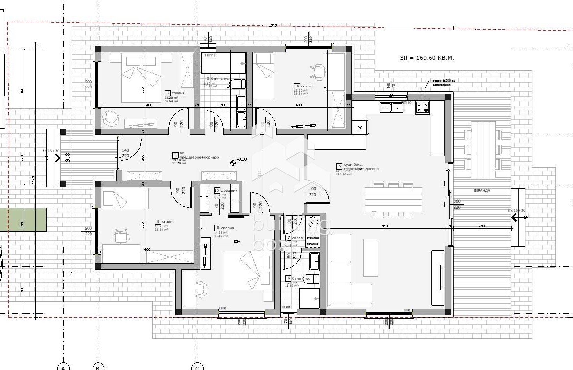 Новопостроена къща в село Рогош - 0