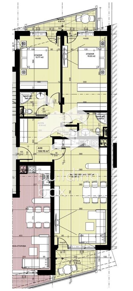 Тристаен апартамент в Оборище - 0