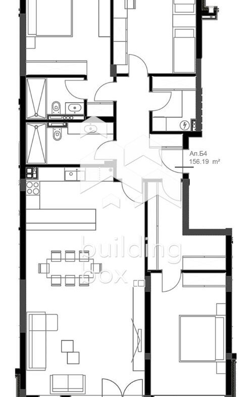 Четиристаен апартамент с морска панорама - 0