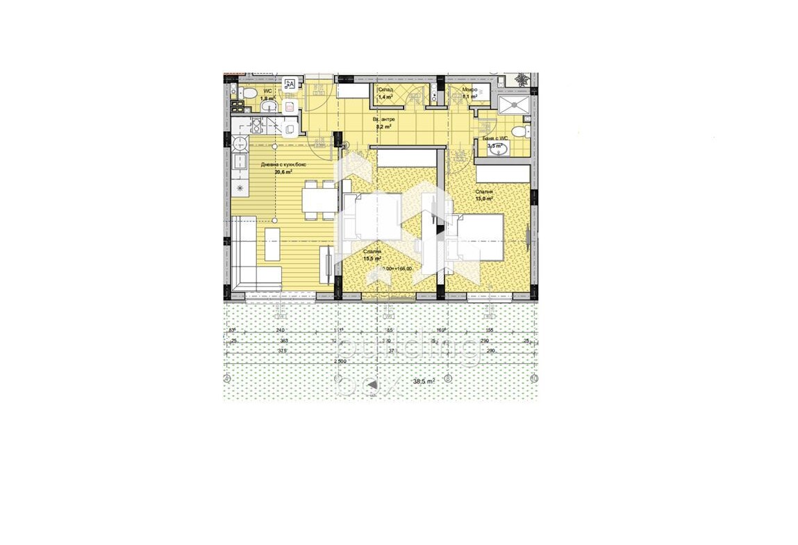 Тристаен апартамент - кв. Остромила - 0