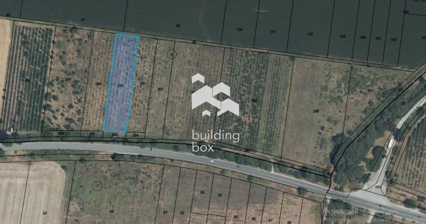 Парцел на главен път за промишлено строителство до гр. Пловдив