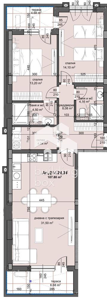 Апартамент с две спални на локация без аналог - гр. Пловдив - 0