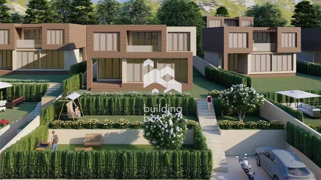 Нова модерна къща с морска панорама в м-т Акчелар!