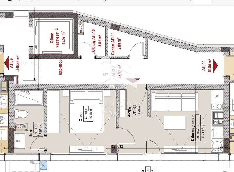 Продава двустаен апартамент - 0
