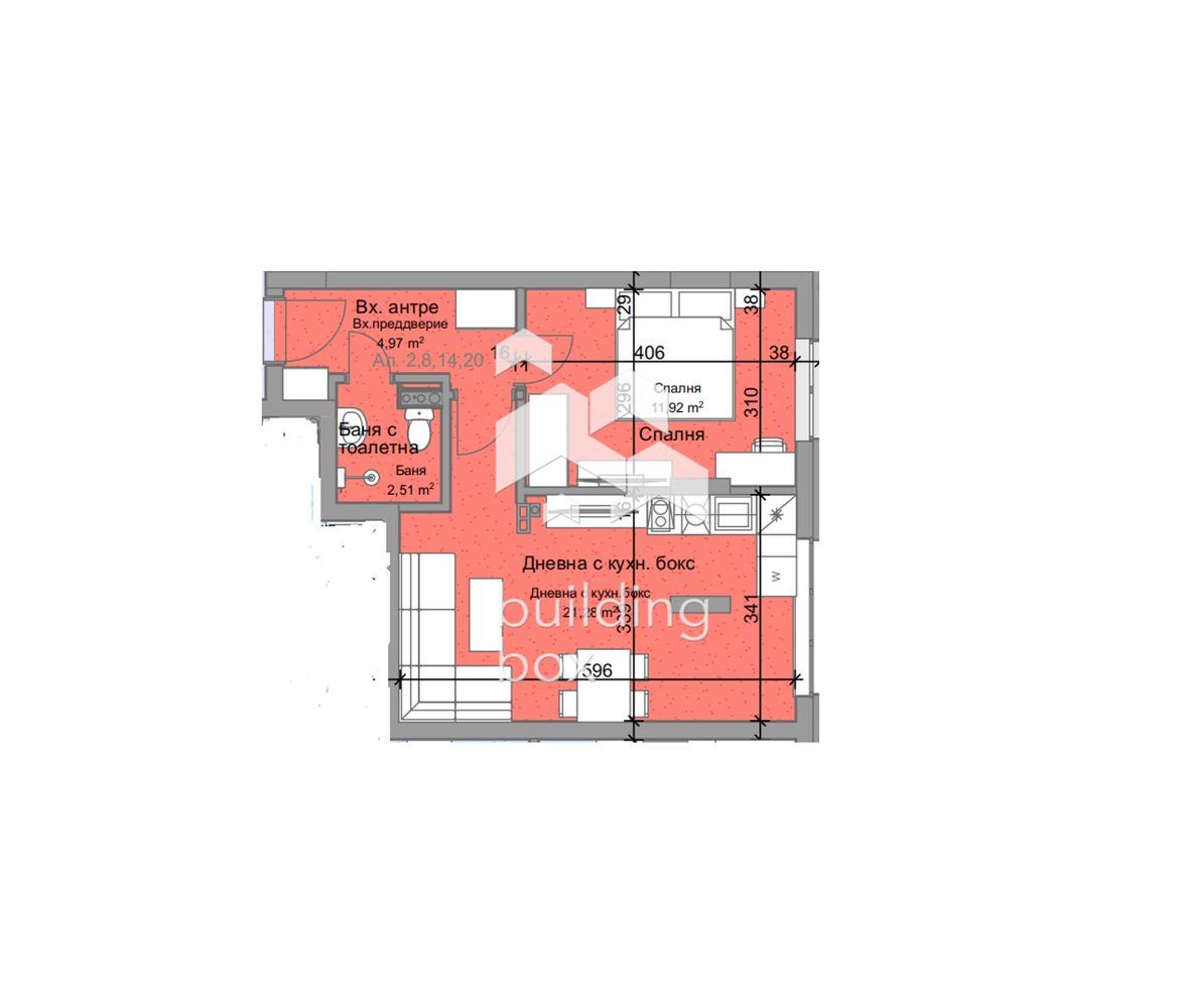 Двустаен апартамент - кв. Остромила - 0