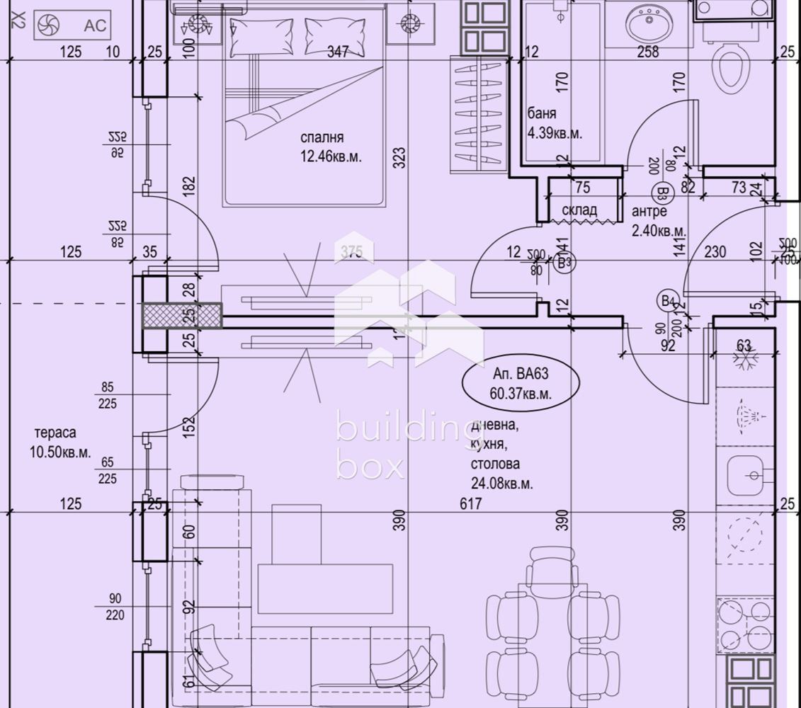 Двустаен апартамент - "Лаута Форест" - 0
