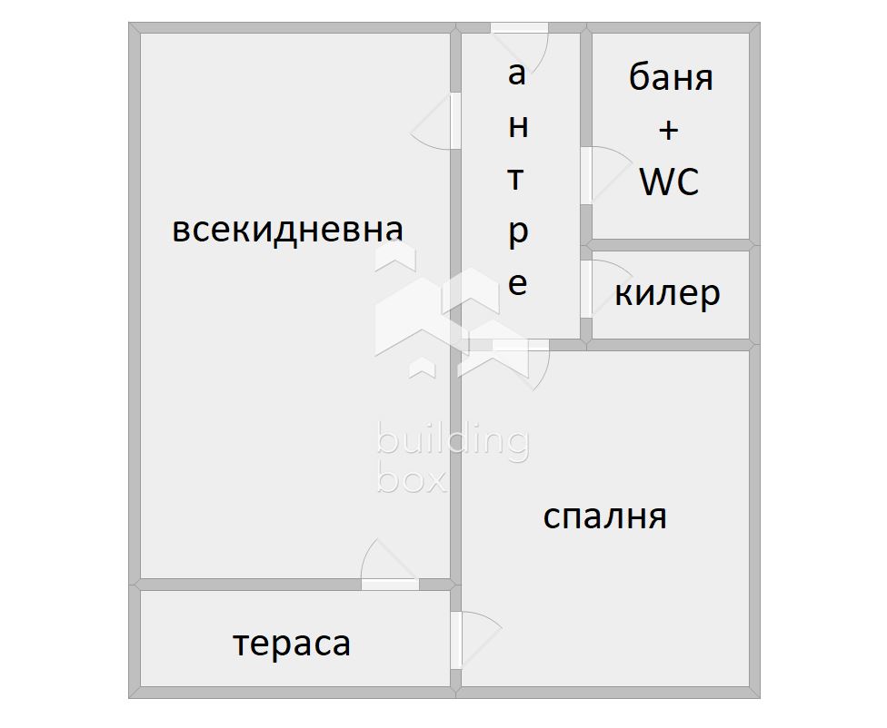 Двустаен обзаведен апартамент - кв. Христо Смирненски - 0