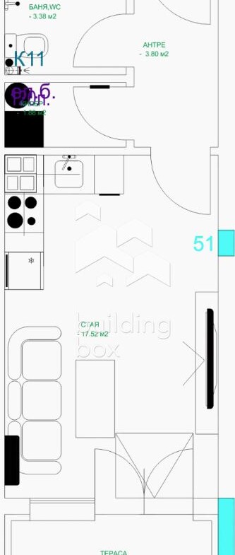 Едностаен апартамент - гр. Пловдив - 0