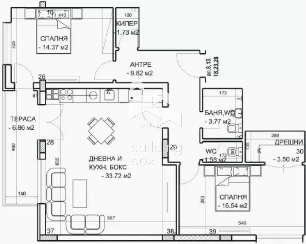 Тристаен апартамент - кв. Младежки хълм - 0