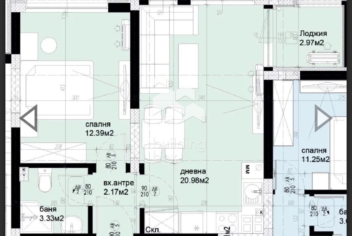 Двустаен апартамент - кв. Христо Смирнески - 0