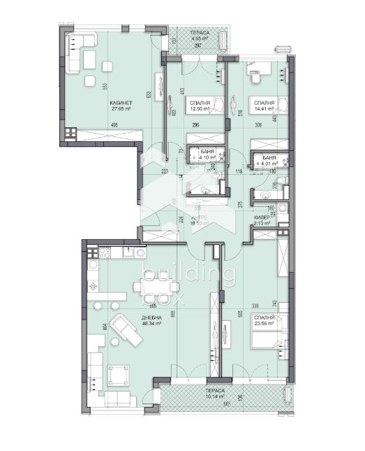 Многостаен апартамент в нов и луксозен комплекс - кв. Гагарин. - 0