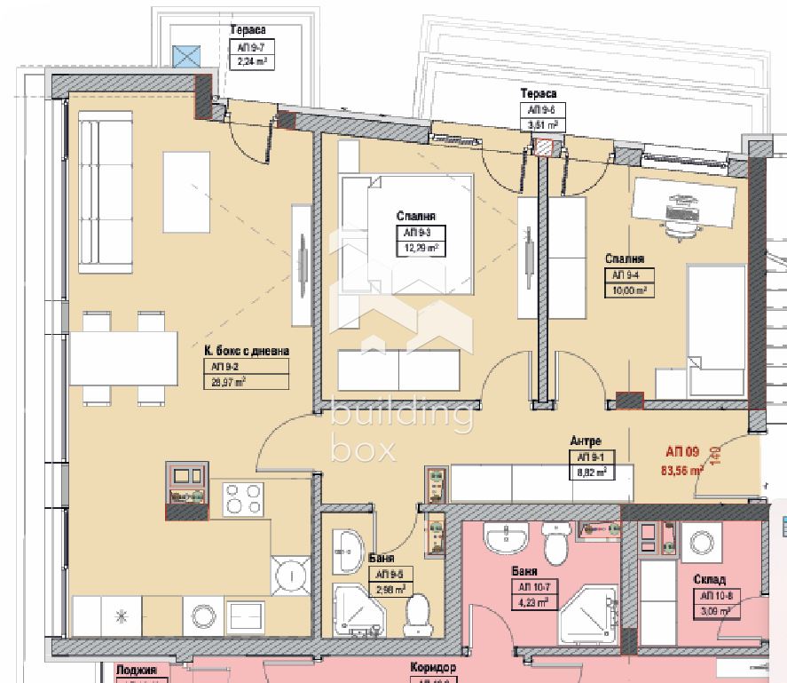 Продава тристаен апартамент