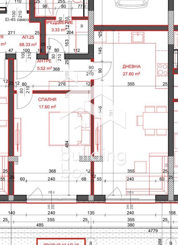 ДВУСТАЕН южен апартамент в новострояща се сграда до парк Възраждане. - 0