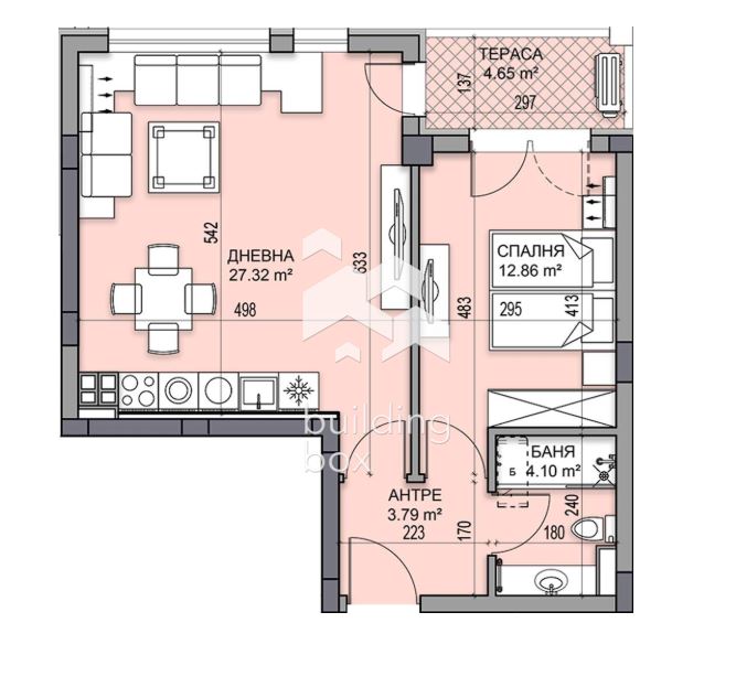 Двустаен апартамент в нов и луксозен комплекс - кв. Гагарин. - 0