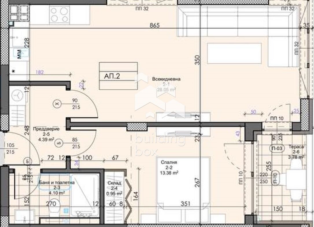 Двустаен апартамент - гр. Асеновград - 0