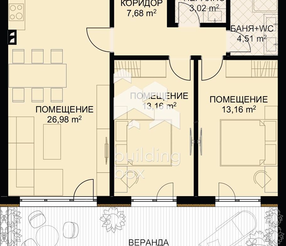 3-стаен - Варна, Бриз - 0