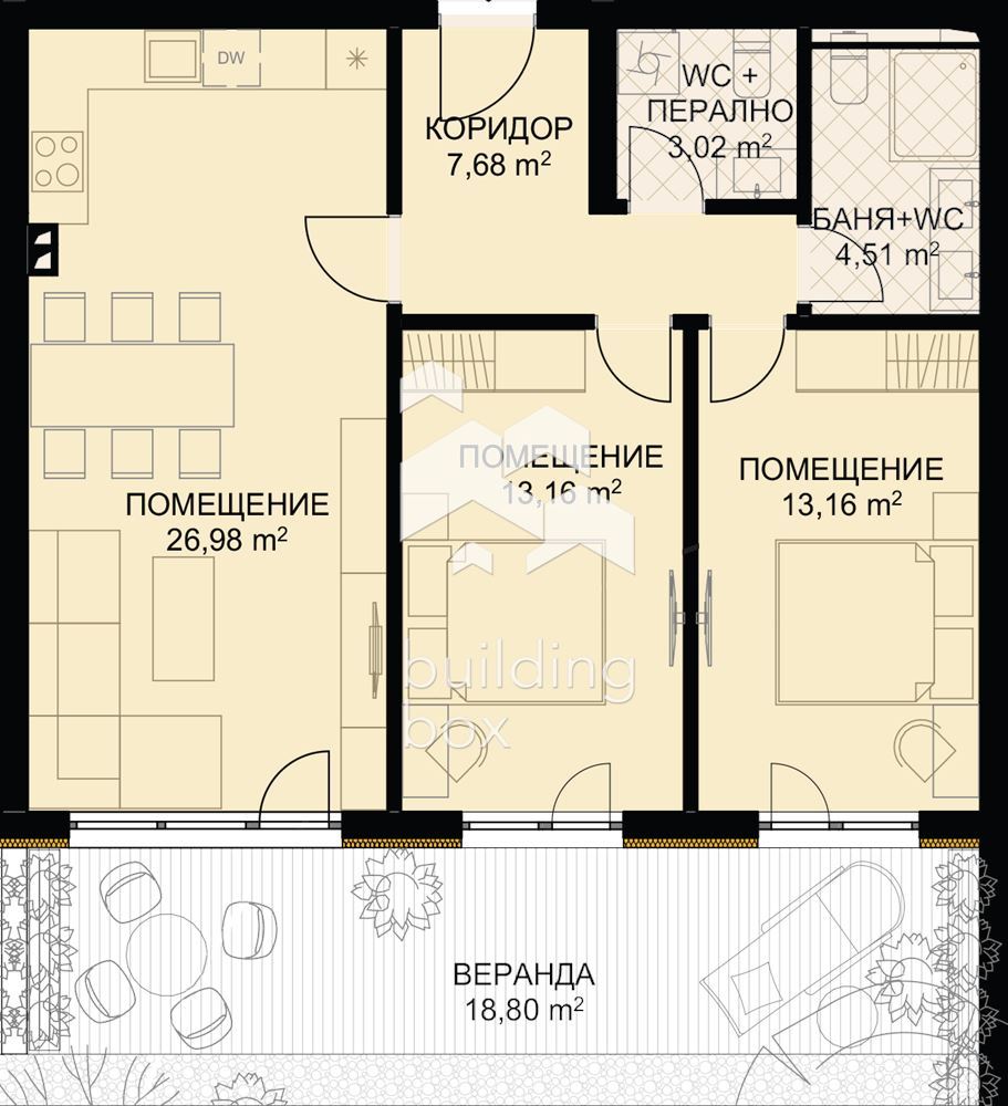 3-стаен - Варна, Бриз - 0