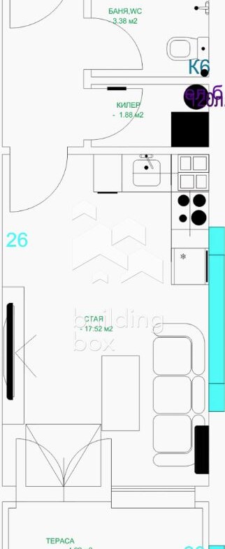 Едностаен апартамент - кв. Младежки хълм - 0