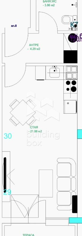 Едностаен апартамент - гр. Пловдив - 0