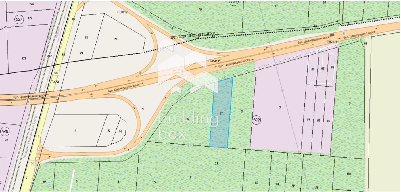 Парцел за индустриално строителство – гр. Пловдив