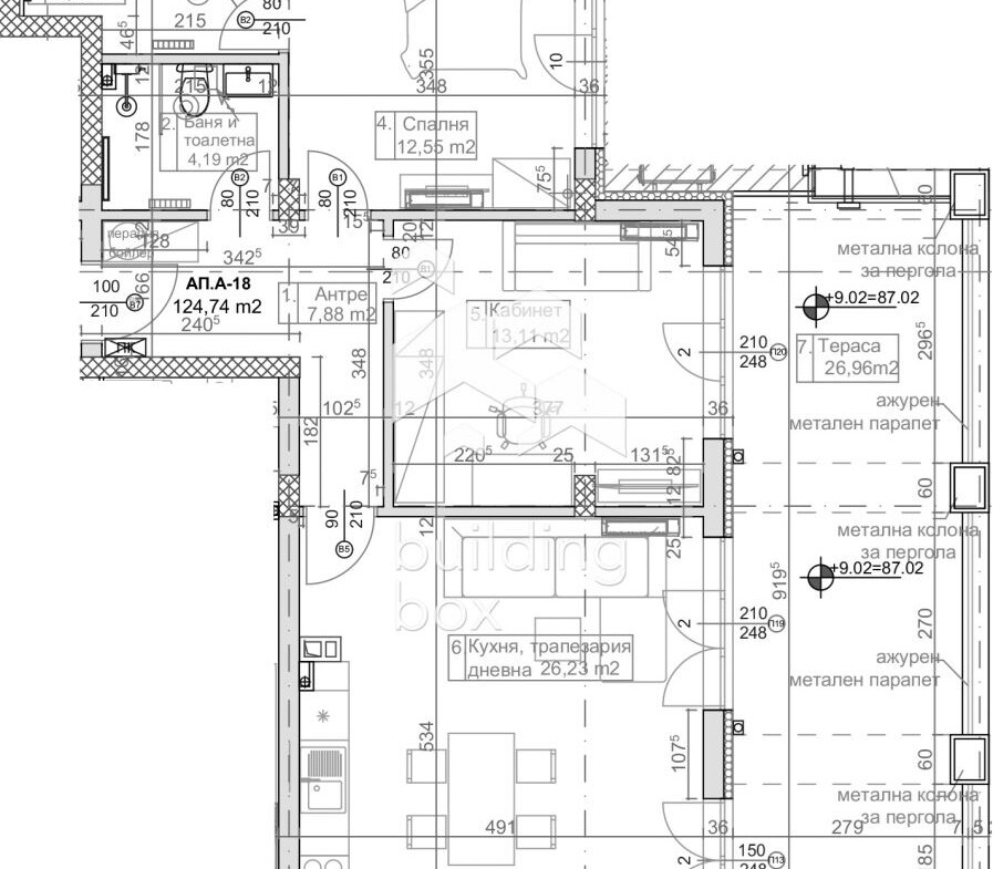 Тристаен апартамент в нова модерна сграда - 0