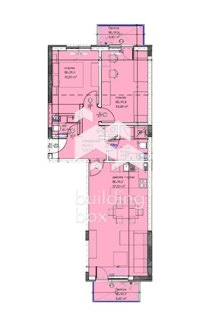 Тристаен апартамент за семейство в най-новата сграда в Кайсиева градина - 0