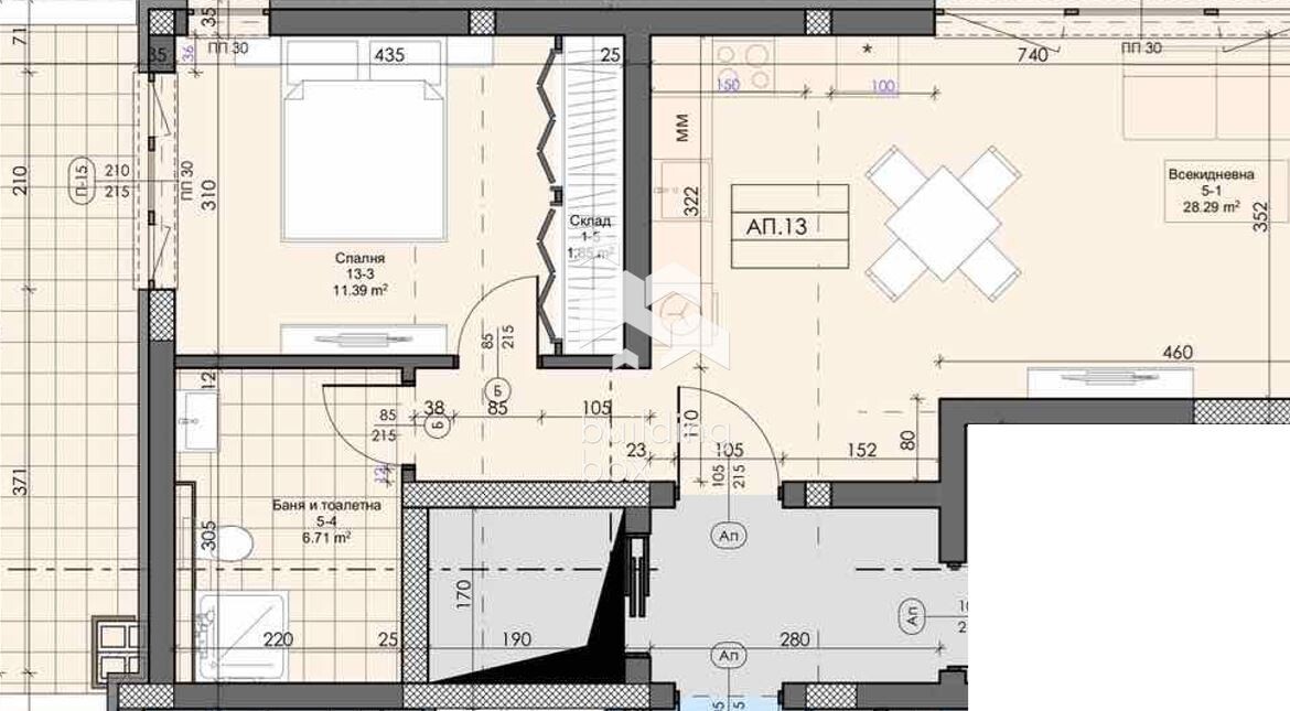 Двустаен апартамент - гр. Асеновград - 0