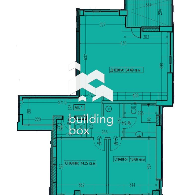Тристаен апартамент с Морска Панорама - 0